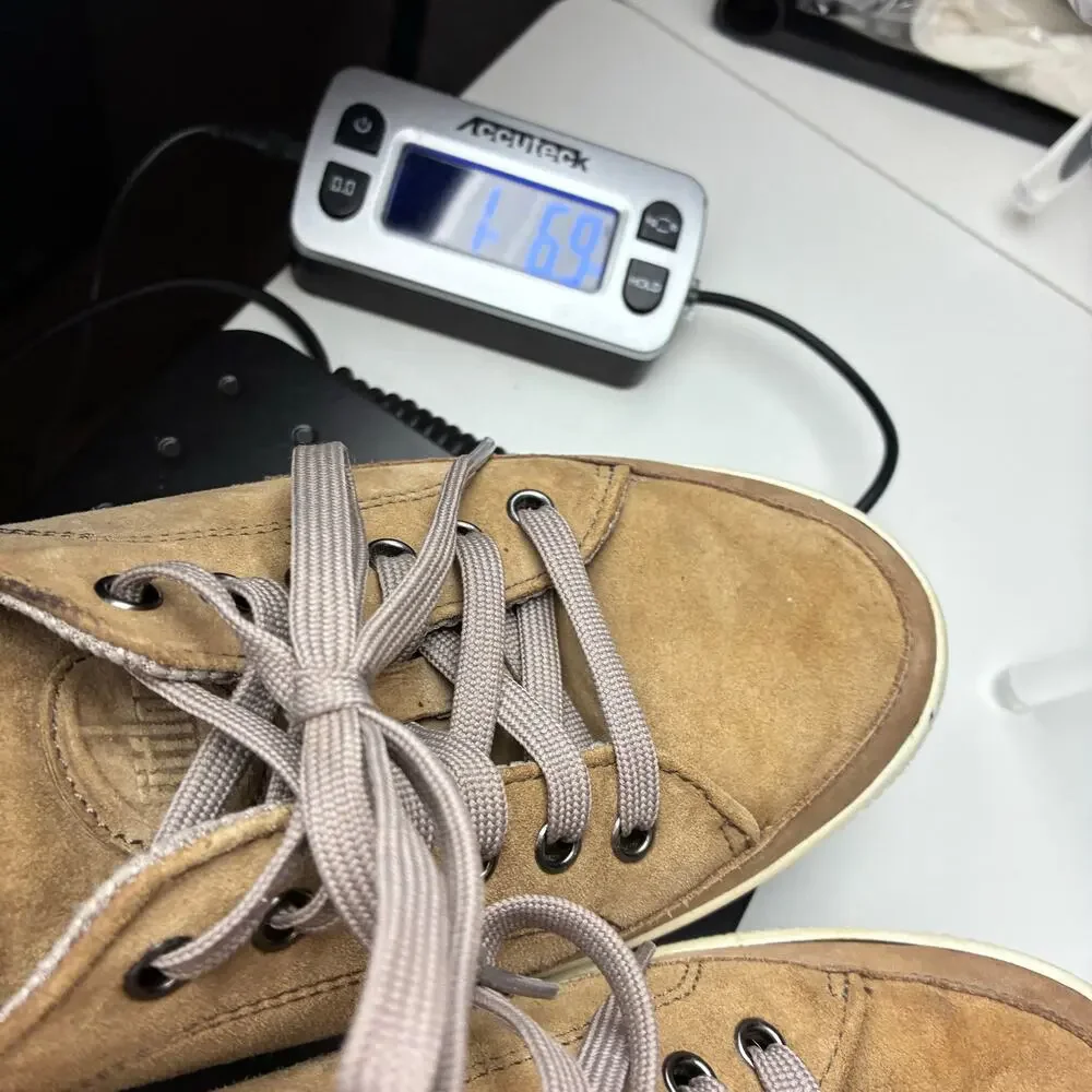 FitFlop Super T Suede All Day Comfort Sneaker Shoes Mink Taupe Women's Size 9